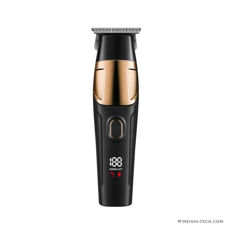 MS-816 Digital Hair Clipper — Champagne Gold / Black